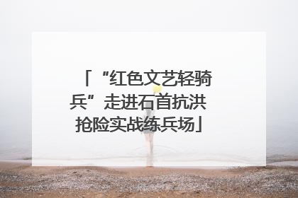 “红色文艺轻骑兵”走进石首抗洪抢险实战练兵场