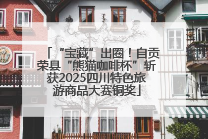 “宝藏”出圈！自贡荣县“熊猫咖啡杯”斩获2025四川特色旅游商品大赛铜奖