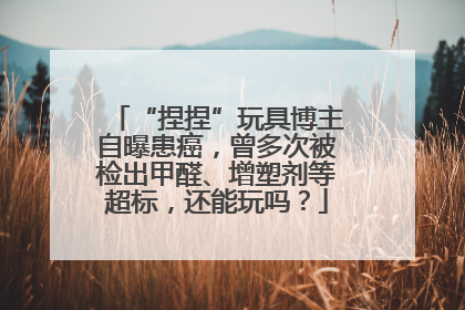 “捏捏”玩具博主自曝患癌，曾多次被检出甲醛、增塑剂等超标，还能玩吗？