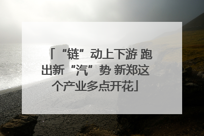 “链”动上下游 跑出新“汽”势 新郑这个产业多点开花