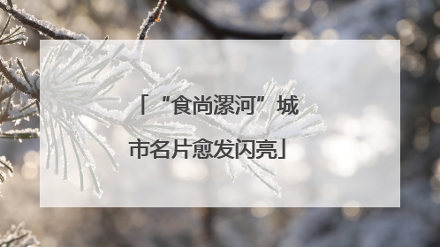 “食尚漯河”城市名片愈发闪亮