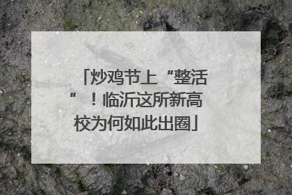 炒鸡节上“整活”!临沂这所新高校为何如此出圈