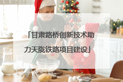 甘肃路桥创新技术助力天陇铁路项目建设