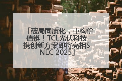 破局同质化，重构价值链！TCL光伏科技携创新方案即将亮相SNEC 2025
