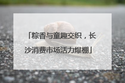 粽香与童趣交织，长沙消费市场活力爆棚