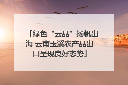 绿色“云品”扬帆出海 云南玉溪农产品出口呈现良好态势