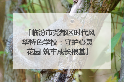 临汾市尧都区时代风华特色学校：守护心灵花园 筑牢成长根基