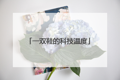 一双鞋的科技温度