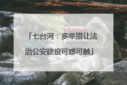 七台河：多举措让法治公安建设可感可触