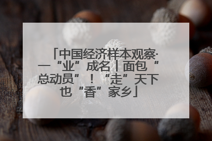 中国经济样本观察·一“业”成名丨面包“总动员”！“走”天下也“香”家乡