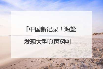 中国新记录！海盐发现大型真菌6种