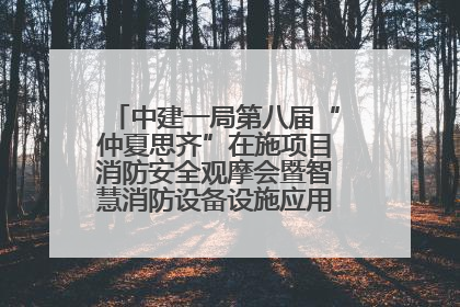 中建一局第八届“仲夏思齐”在施项目消防安全观摩会暨智慧消防设备设施应用交流会成功举办