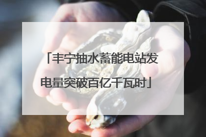 丰宁抽水蓄能电站发电量突破百亿千瓦时