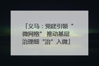义马：党建引领“微网格” 推动基层治理细“治”入微