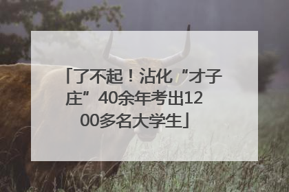 了不起！沾化“才子庄”40余年考出1200多名大学生