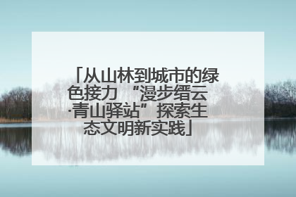 从山林到城市的绿色接力 “漫步缙云·青山驿站”探索生态文明新实践