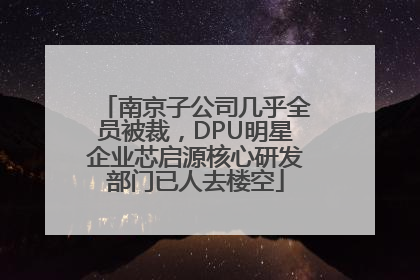 南京子公司几乎全员被裁，DPU明星企业芯启源核心研发部门已人去楼空