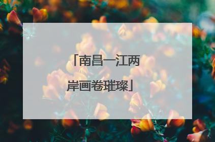 南昌一江两岸画卷璀璨