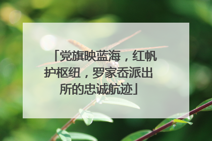 党旗映蓝海，红帆护枢纽，罗家岙派出所的忠诚航迹