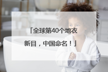 全球第40个地衣新目，中国命名！