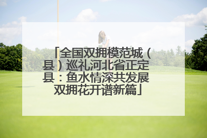 全国双拥模范城（县）巡礼河北省正定县：鱼水情深共发展 双拥花开谱新篇