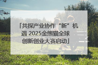 共探产业协作“新”机遇 2025金熊猫全球创新创业大赛启动