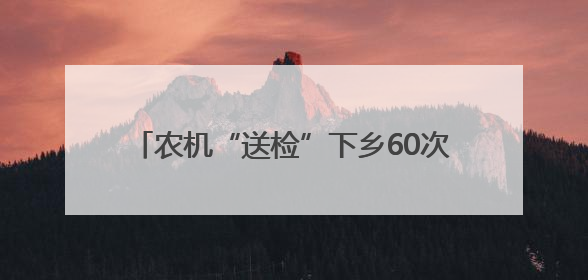 农机“送检”下乡60次 枣庄薛城临城街道为夏粮收割添“安全引擎”