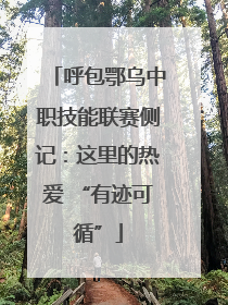 呼包鄂乌中职技能联赛侧记：这里的热爱 “有迹可循”