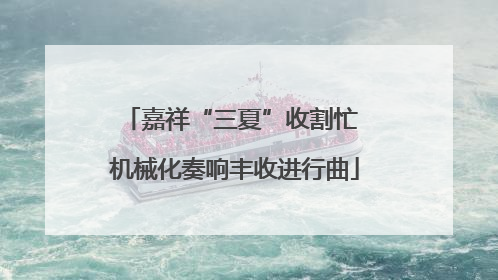 嘉祥“三夏”收割忙 机械化奏响丰收进行曲