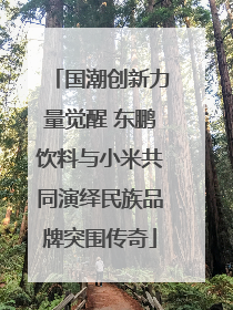 国潮创新力量觉醒 东鹏饮料与小米共同演绎民族品牌突围传奇