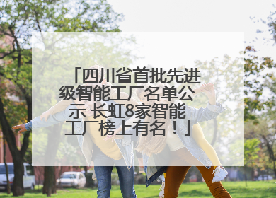 四川省首批先进级智能工厂名单公示 长虹8家智能工厂榜上有名！