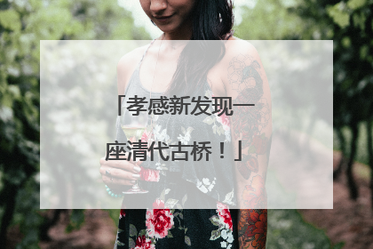 孝感新发现一座清代古桥！