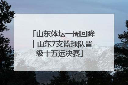 山东体坛一周回眸｜山东7支篮球队晋级十五运决赛