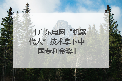 广东电网“机器代人”技术拿下中国专利金奖