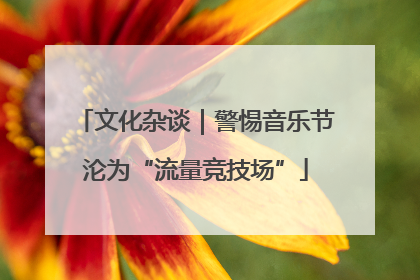 文化杂谈｜警惕音乐节沦为“流量竞技场”