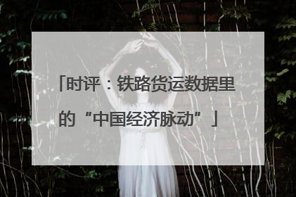 时评：铁路货运数据里的“中国经济脉动”
