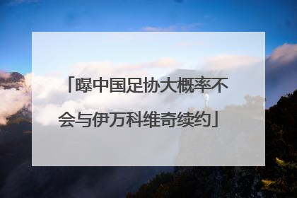 曝中国足协大概率不会与伊万科维奇续约