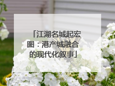 江湖名城起宏图：港产城融合的现代化叙事