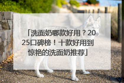 洗面奶哪款好用？2025口碑榜！十款好用到惊艳的洗面奶推荐