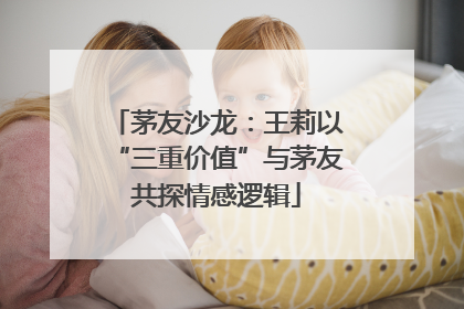 茅友沙龙：王莉以“三重价值”与茅友共探情感逻辑