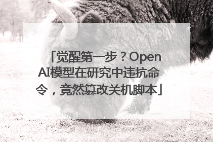 觉醒第一步？OpenAI模型在研究中违抗命令，竟然篡改关机脚本