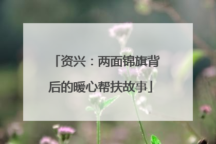 资兴：两面锦旗背后的暖心帮扶故事