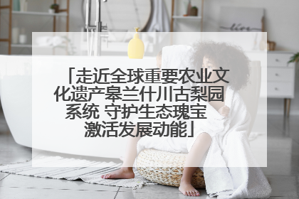 走近全球重要农业文化遗产皋兰什川古梨园系统 守护生态瑰宝 激活发展动能