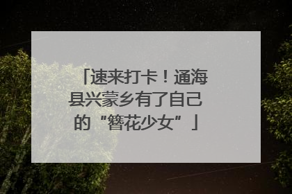 速来打卡！通海县兴蒙乡有了自己的“簪花少女”