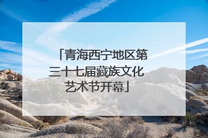 青海西宁地区第三十七届藏族文化艺术节开幕