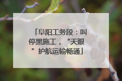阜阳工务段：叫停黑施工，“天眼”护航运输畅通