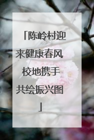 陈岭村迎来健康春风 校地携手共绘振兴图