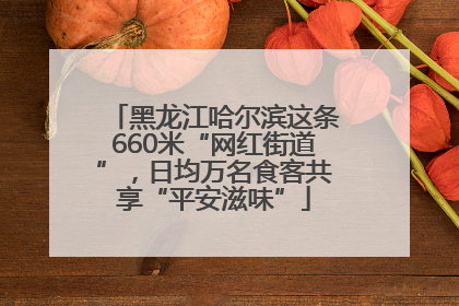 黑龙江哈尔滨这条660米“网红街道”，日均万名食客共享“平安滋味”