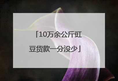 10万余公斤豇豆货款一分没少