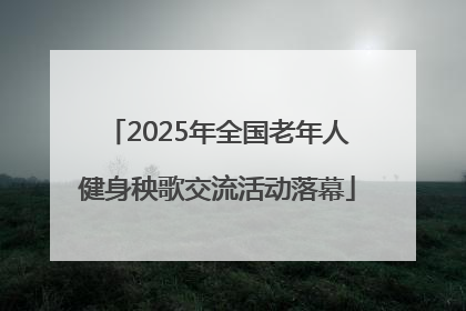 2025年全国老年人健身秧歌交流活动落幕
